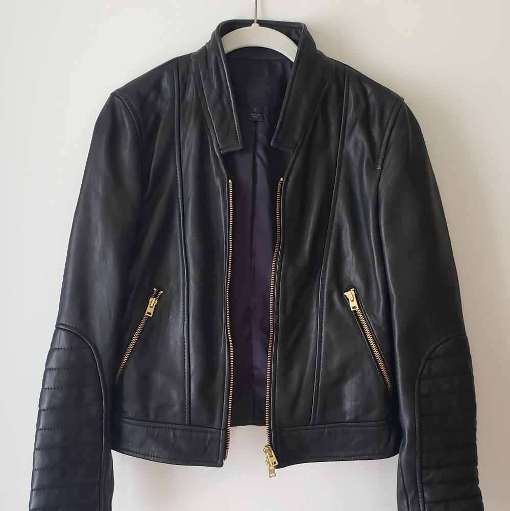 J.Crew REAL Leather Jacket